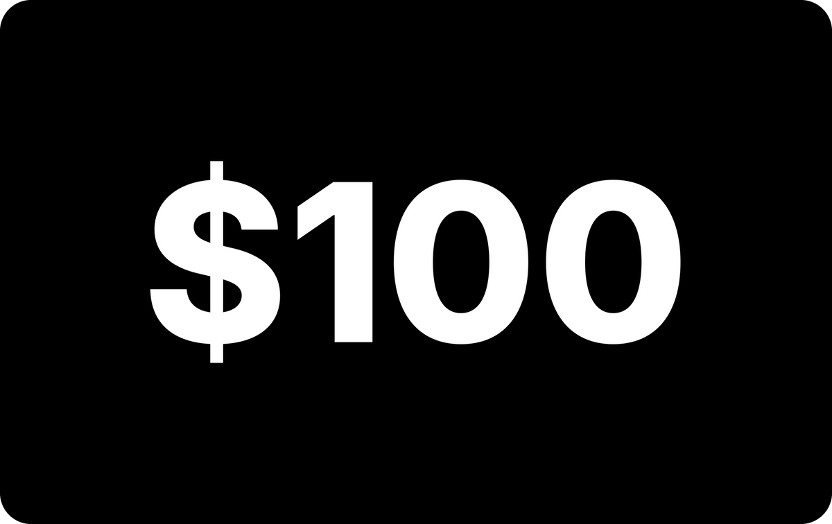 Tom's Watch Bar $100 Gift Card
